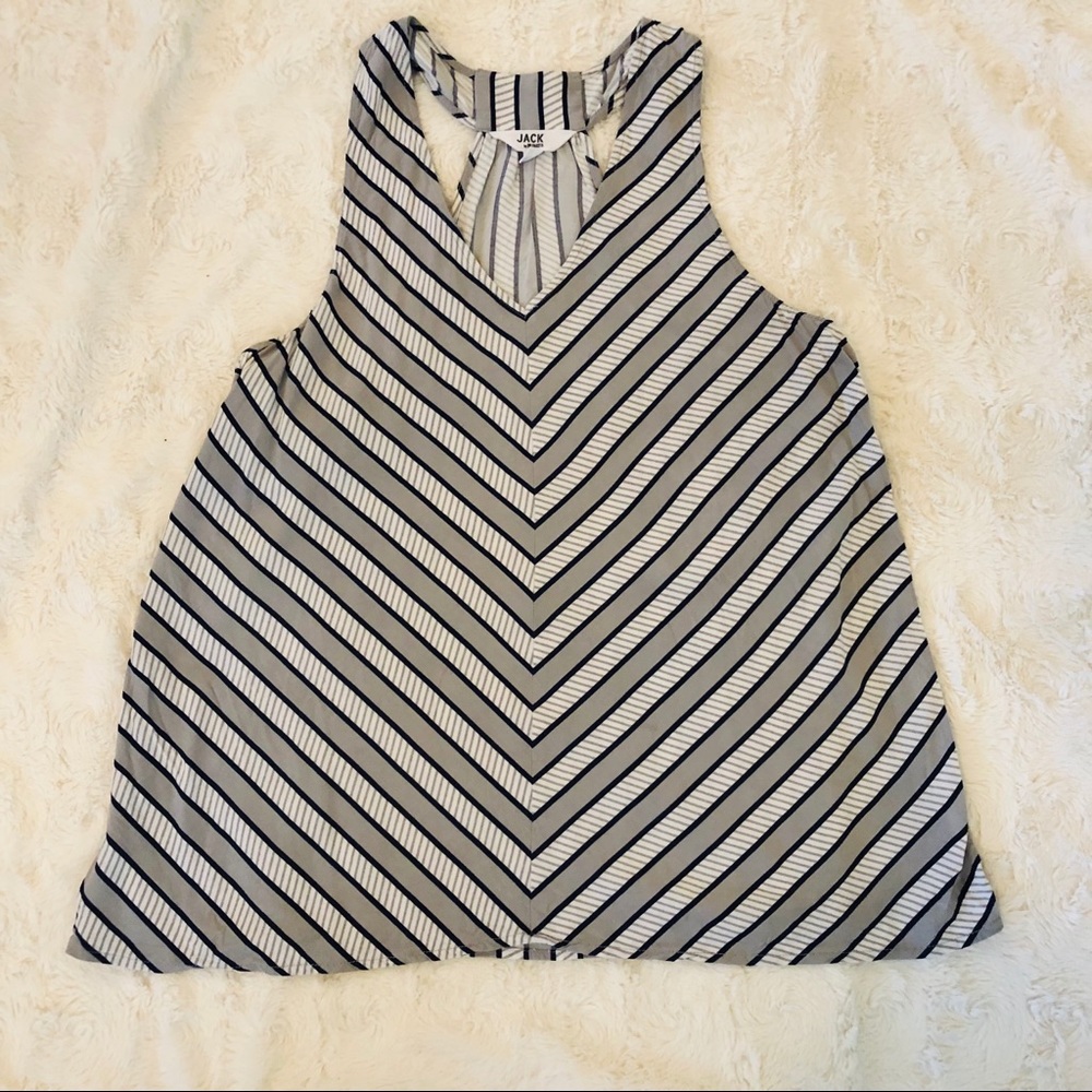 JACK by BB Dakota striped tank top